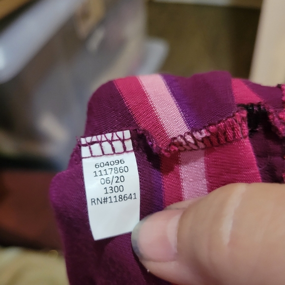 Lane Bryant Vibrant Striped 3/4 Sleeve Swing Tee Size 18/20 - Picture 3 of 4